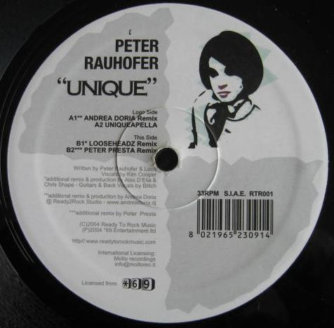 Peter Rauhofer - Unique (The Remixes) | Ready To Rock Music (RTR001)
