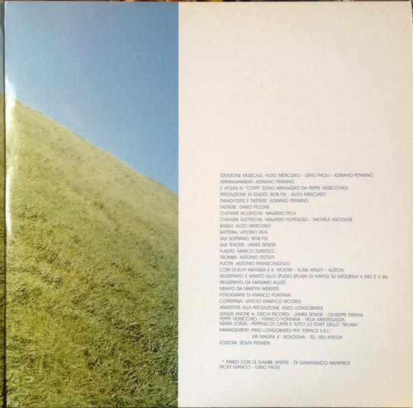 Gino Paoli - L'Ufficio Delle Cose Perdute | Ricordi (SMRL 6395) - 2