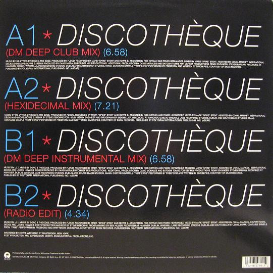 U2 - Discothèque | Island Records (422-854 789-1) - 2 U2 - Discothèque | Island Records (422-854 789-1) - 2