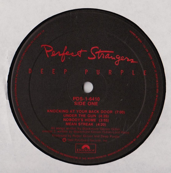 Deep Purple - Perfect Strangers | Polydor (PDS-1-6410) - 3