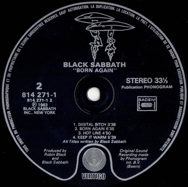 Black Sabbath - Born Again | Vertigo (814 271-1) - 4