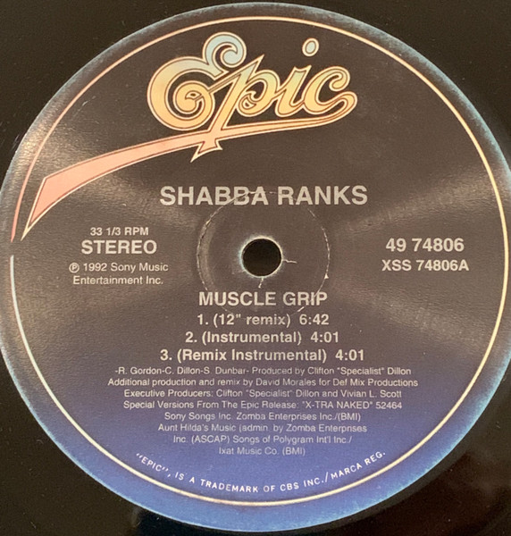 Shabba Ranks - Muscle Grip | Epic (49 74806)