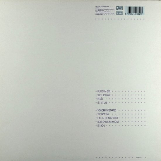 Talk Talk - It's My Life | EMI (EMC 2400021) - 2