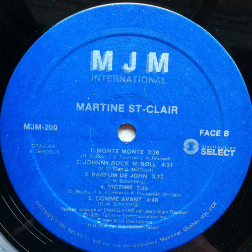 Martine St.Clair - Martine St.Clair [Vinyl] | MJM International (MJM-200) - 3