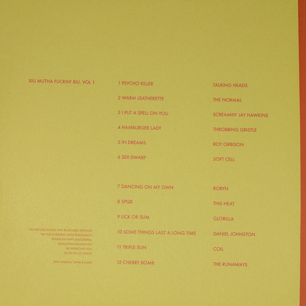 Xiu Xiu - Xiu Mutha Fuckin' Xiu: Vol 1 | Polyvinyl Record Company (PRC-520) - 2