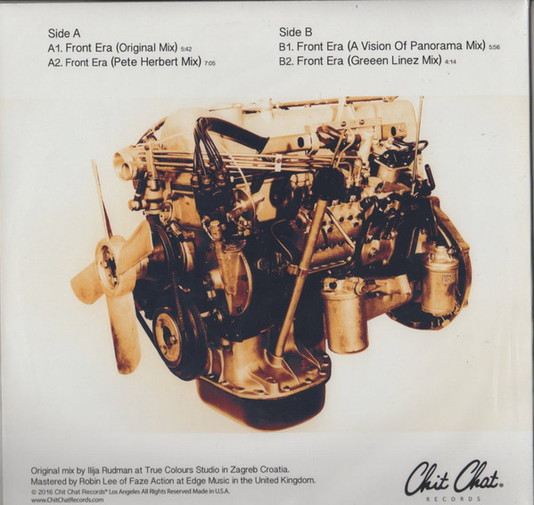 Ilija Rudman - Front Era Mixes | Chit Chat Records (CCR010) - 2