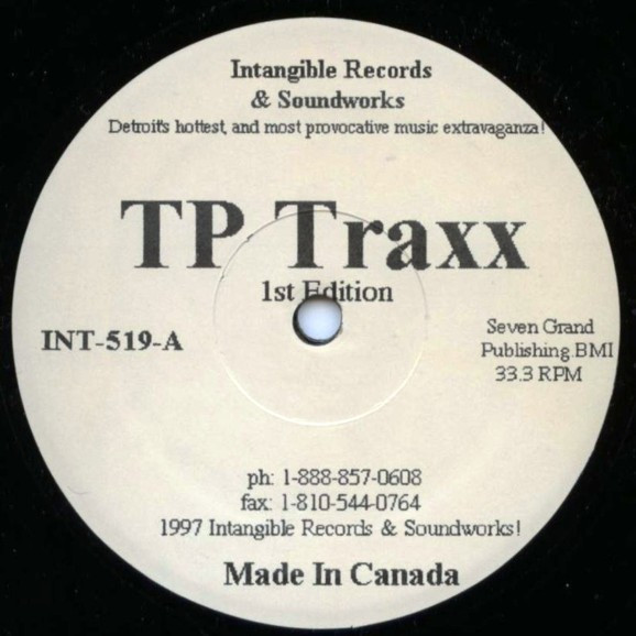 Terrence Parker - TP Traxx (1st Edition) | Intangible Records & Soundworks (INT-519)