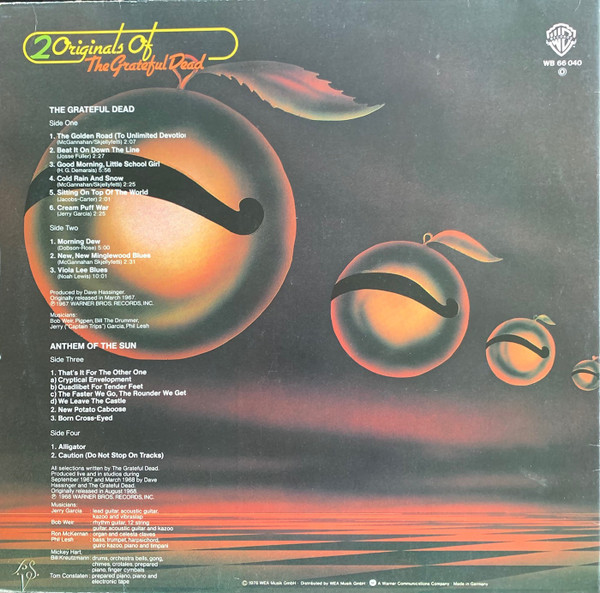 The Grateful Dead - 2 Originals Of The Grateful Dead | Warner Bros. Records (WB 66 040) - 4