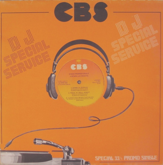 Various - DJ Special Service | CBS (12 RPM 028)