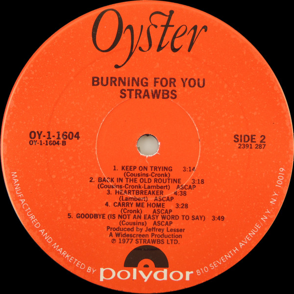 Strawbs - Burning For You | Oyster (OY-1-1604) - 4 Strawbs - Burning For You | Oyster (OY-1-1604) - 4