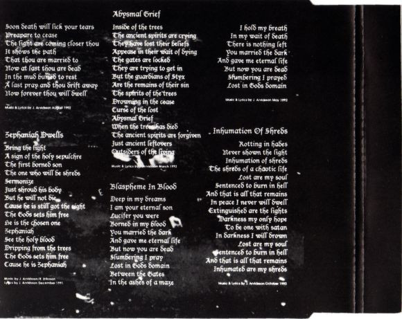 Goddefied - Abysmal Grief CD | Wild Rags Records (WRR041) - 4