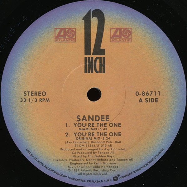 Sandee - You're The One | Atlantic (0-86711)