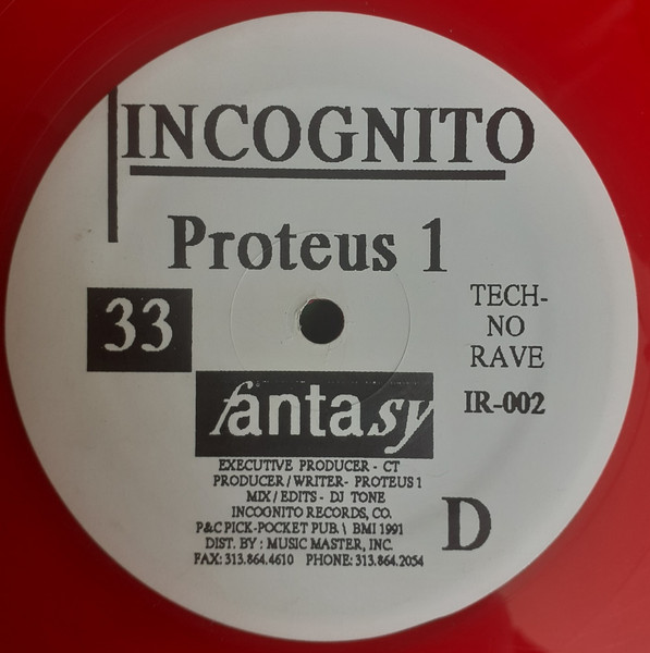 Proteus 1 - Amnesia | Incognito Records (IR-002) - 2