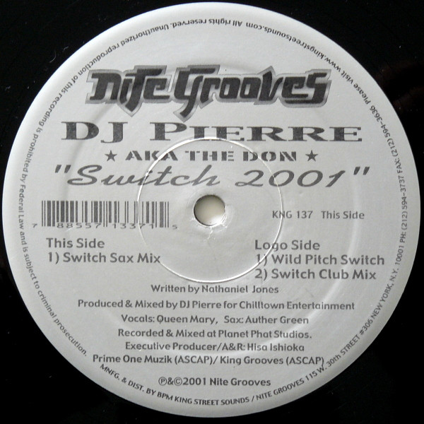 DJ Pierre a.k.a. The Don - Switch 2001 | Nite Grooves (KNG 137) - 3