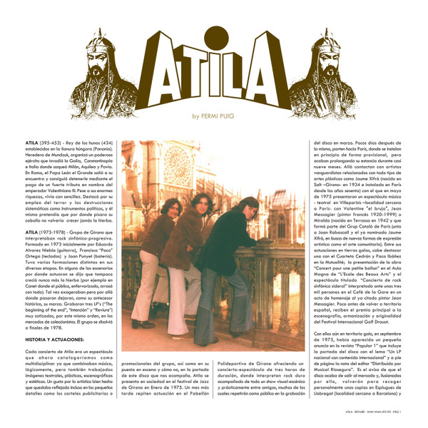 Atila - Reviure | Wah Wah Records (LPS195) - 3