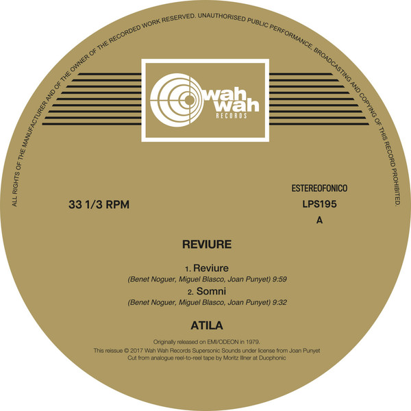 Atila - Reviure | Wah Wah Records (LPS195) - 4