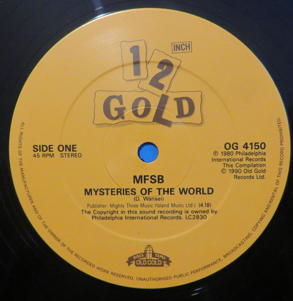 MFSB - Mysteries Of The World / TSOP / Sexy | Old Gold (OG 4150) - 3