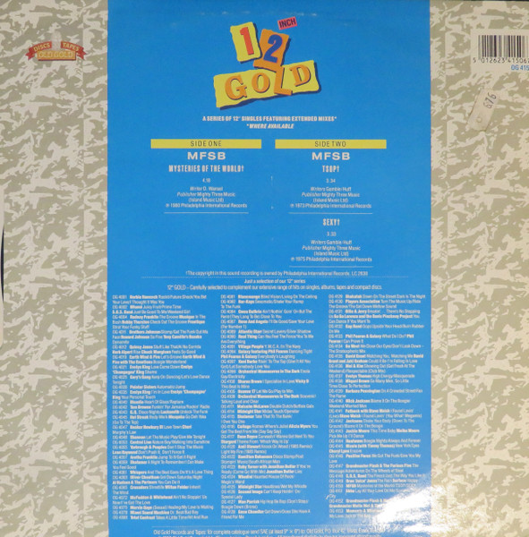 MFSB - Mysteries Of The World / TSOP / Sexy | Old Gold (OG 4150) - 2