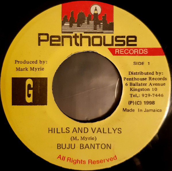 Buju Banton - Hills And Vallys | Penthouse Records (none)