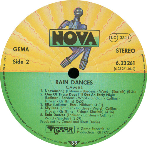Camel - Rain Dances | Nova (6.23261 AO) - 6