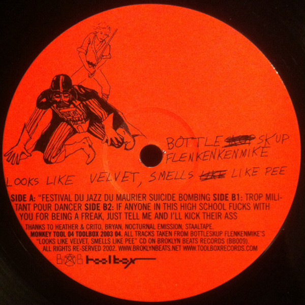 Bottleskup Flenkenkenmike - Looks Like Velvet, Smells Like Pee | Monkey Tool (TOOL 004)