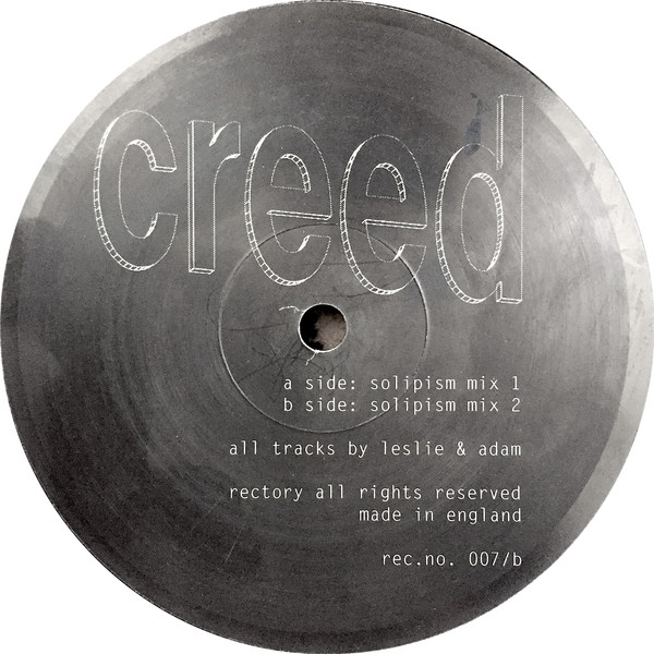 Creed - Solipism | Rectory (rec.no. 007) - 2