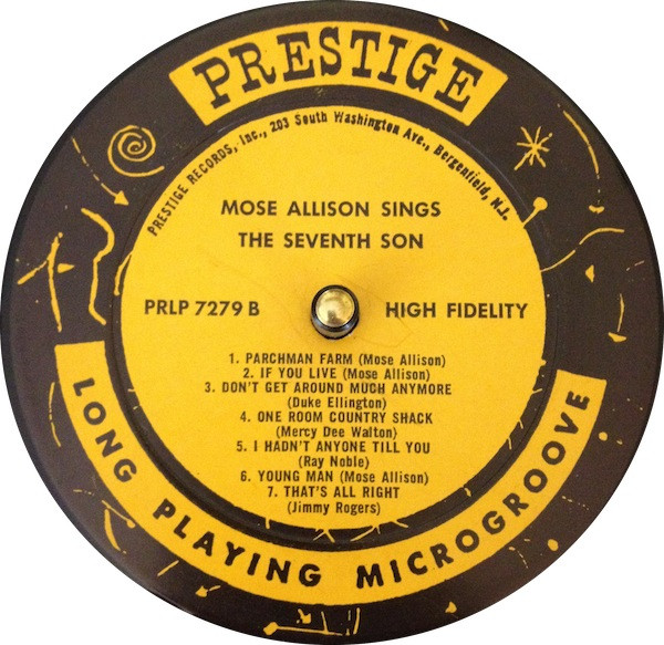 Mose Allison - Mose Allison Sings | Prestige (PR 7279) - 4