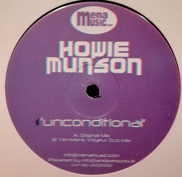 Howie Munson - Unconditional | Mena Music (UNCON001)
