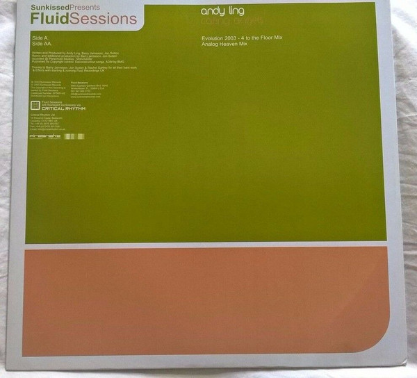 Andy Ling - Calling Angels (Disc 2) | Fluid Sessions (SFS001-D2) - 4