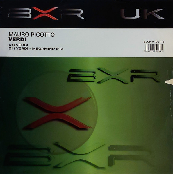 Mauro Picotto - Verdi | BXR UK (BXRP 0318) - main