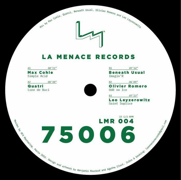 Various - 75006 | La Menace Records (LMR004)