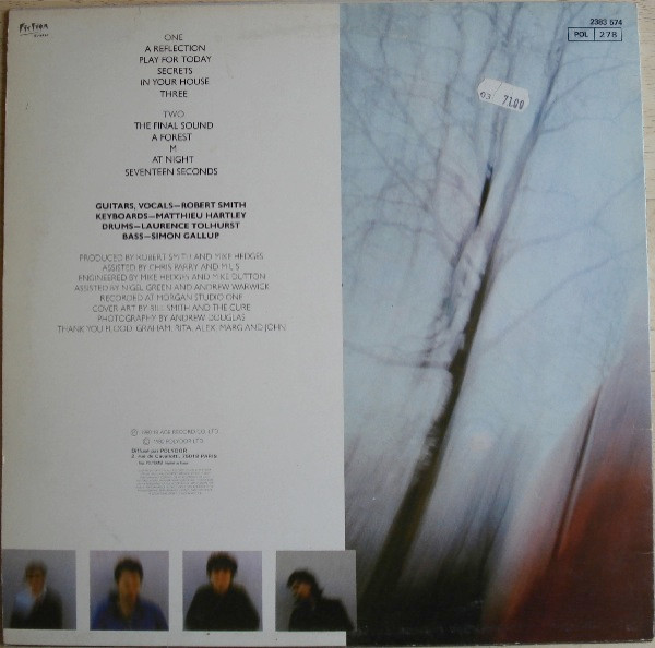 The Cure - Seventeen Seconds | Polydor (2383 574) - 3 The Cure - Seventeen Seconds | Polydor (2383 574) - 3