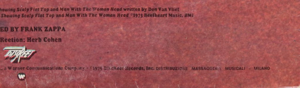 Frank Zappa / Captain Beefheart / The Mothers - Bongo Fury | Discreet (W 59209) - 4