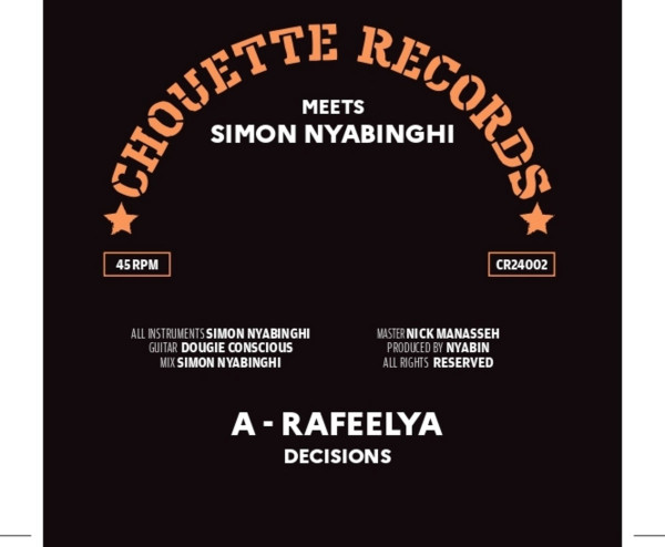 Rafeelya - Decisions | Chouette Records (CR24002)
