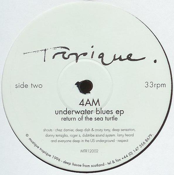 4AM - Underwater Blues EP | Muzique Tropique (MTR 12002) - 2