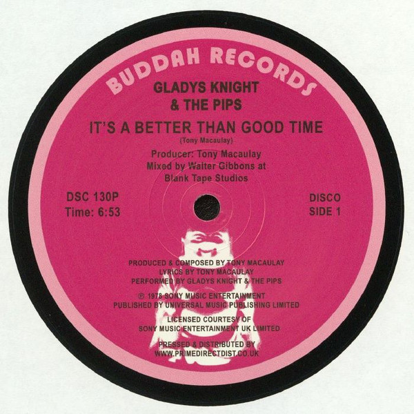 Gladys Knight And The Pips - It's A Better Than Good Time | Buddah Records (DSC 130P)