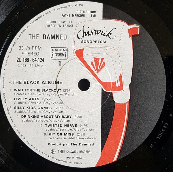 The Damned - The Black Album | Chiswick Records (2C 168-64124/5) - 3