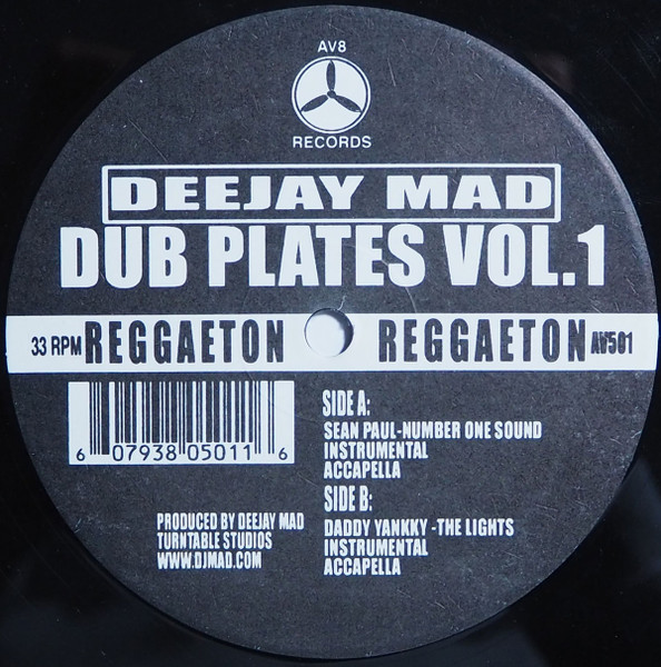 Sean Paul / Daddy Yankee - Dub Plates Vol. 1 | AV8 Records (AV 501)