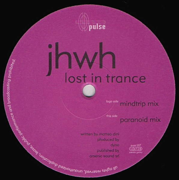 JHWH - Lost In Trance | Pulse (pulse 007)