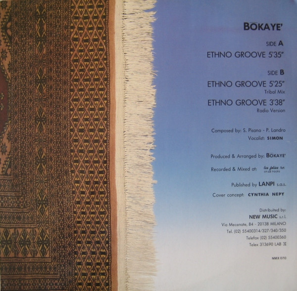 Bokaye' - Ethno Groove | New Music International (NMX 070) - 2