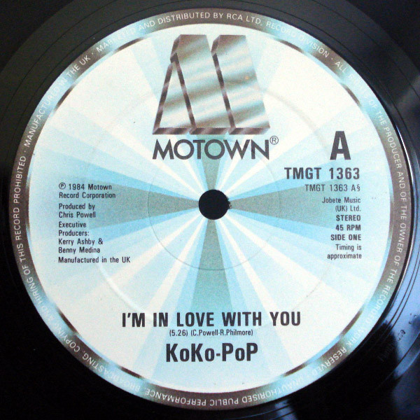 KoKo-PoP - I'm In Love With You | Motown (TMGT 1363) - 2