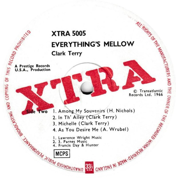 Clark Terry - Everything's Mellow | XTRA (XTRA 5005) - 4