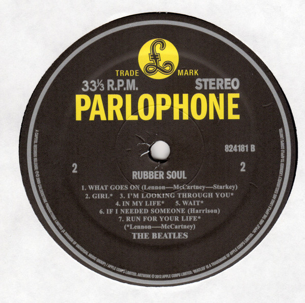 The Beatles - Rubber Soul | Parlophone (824181) - 3