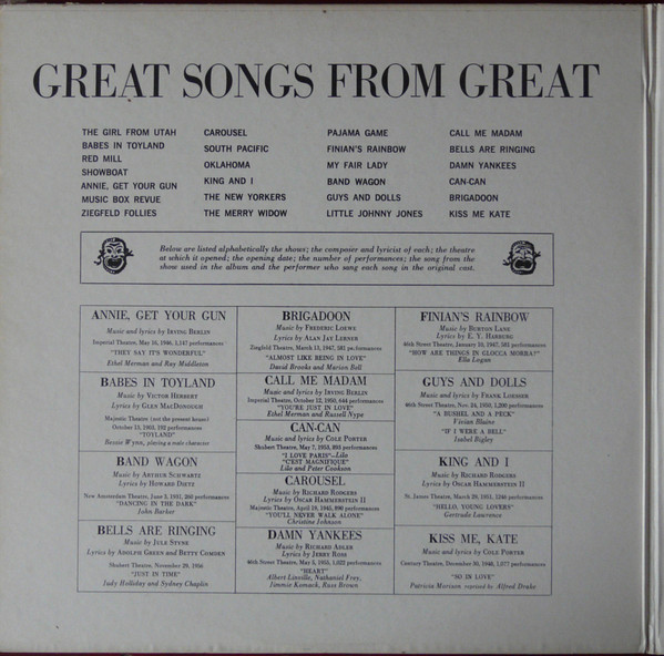 Jane Morgan - Great Songs From The Great Shows Of The Century | Kapp Records (KXL-5006) - 2 Jane Morgan - Great Songs From The Great Shows Of The Century | Kapp Records (KXL-5006) - 2