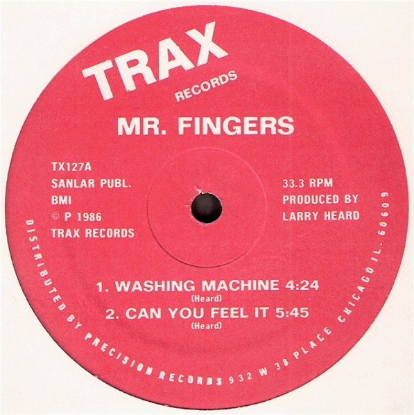 Mr. Fingers - Washing Machine / Can You Feel It | Trax Records (TX127)