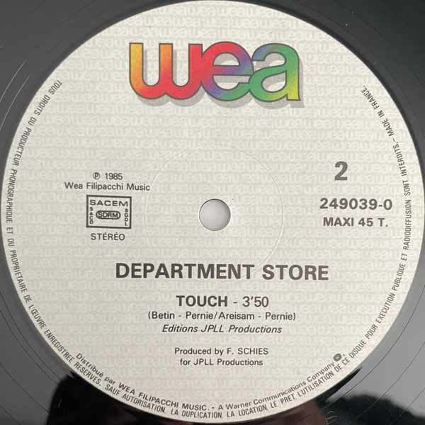 Department Store - My Mind (I Know You Know) | WEA (249 039-0) - 4