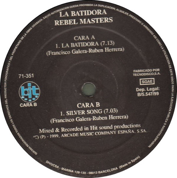 Rebel Masters - La Batidora | Bit Music (71-351) - 2
