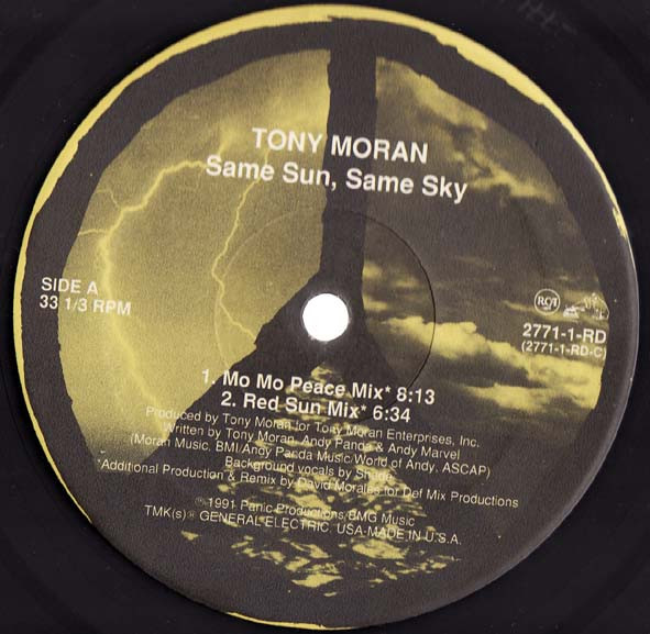 Tony Moran - Same Sun, Same Sky | RCA (2771-1-RD) - 3