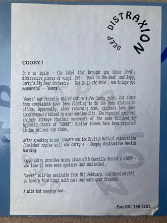 Monumental - Geera | Deep Distraxion (OILY 002) - 4