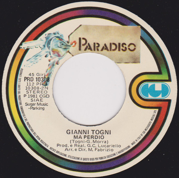 Gianni Togni - Semplice | Paradiso (PRD 10308) - 4